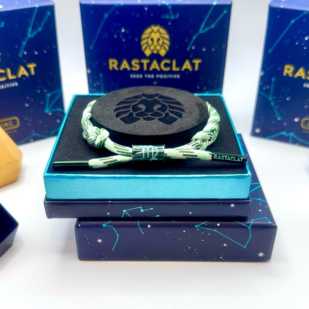 Rastaclat Original Hand Braided Zodiac (VIRGO) Adjustable Bracelet NIB! ♍️🕊️